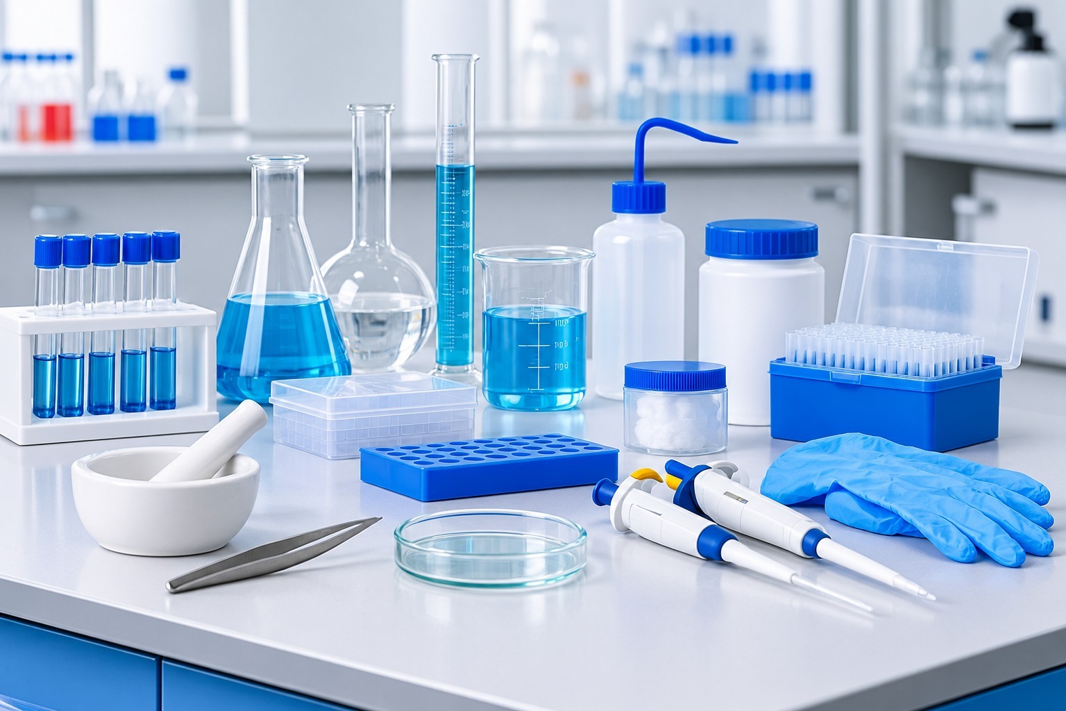 Setting Up a Basic Laboratory Bench: A Glassware, Hand Tools and Consumables Checklist
